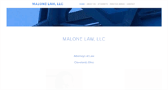 Desktop Screenshot of malonelawllc.com