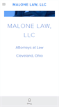 Mobile Screenshot of malonelawllc.com